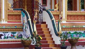 Temple Stairs Laos